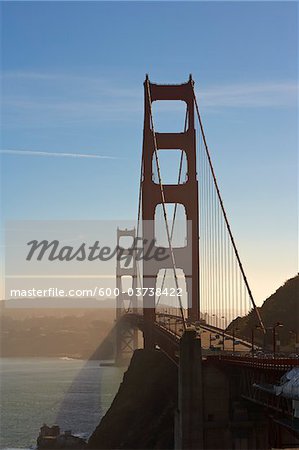 Ansicht von Golden Gate Bridge von Norden Vista Point, San Francisco, Kalifornien, USA