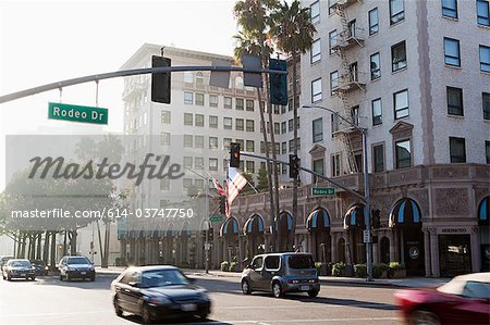 Rodeo Drive, Beverly Hills, Los Angeles County, Californie, Etats-Unis