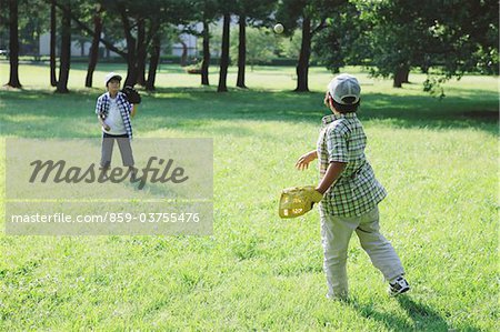 Friends Playing In a Park