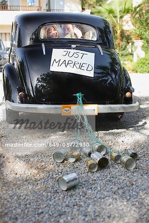 Car "Just Married"