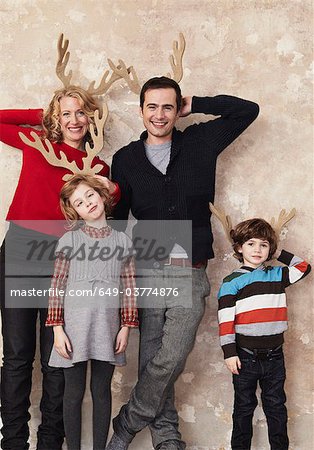Family with antlers