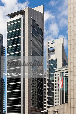 Singapore Exchange Centre, 2000 und 2001 gebaut. Architekten: Kohn Pedersen Fox Associates und 61