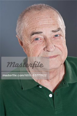 Portrait d'un homme Senior