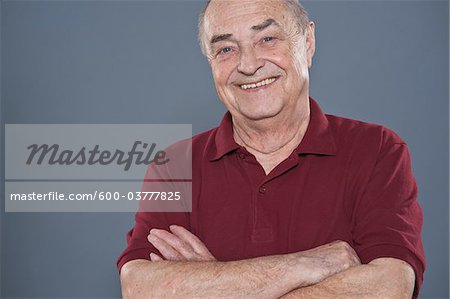 Portrait d'un homme Senior