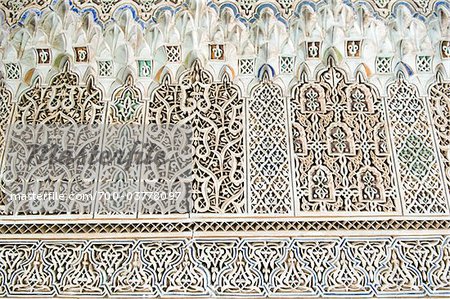 Detail of Bahia Palace, Marrakech, Morocco