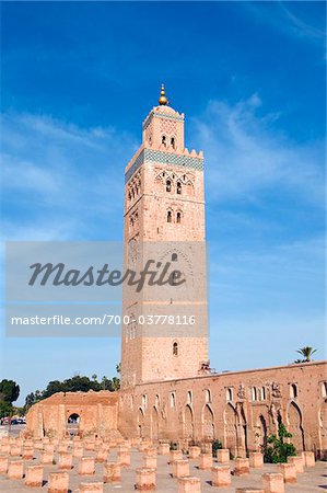 Minaret of Koutoubia Mosque, Marrakech, Morocco