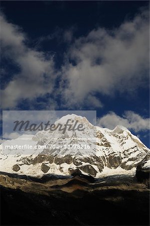 Himalayan Range seen from Annapurna Base Camp, Annapurna Conservation Area; Gandaki, Pashchimanchal, Nepal