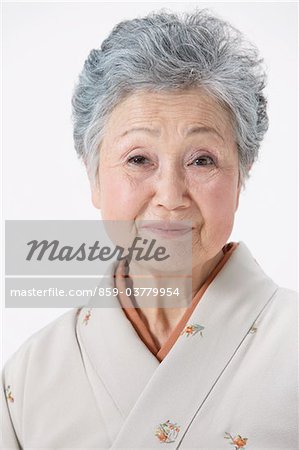 Portrait de femme Senior