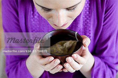 Women drinking herbal tea