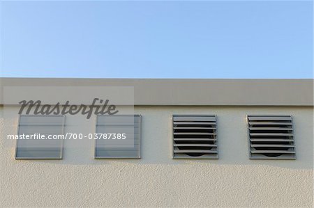 Air Conditioning, Power Station in Spessart, Franconia, Bavaria, Germany