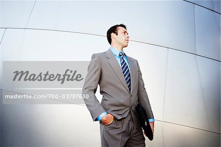 Businessman Holding Briefcase