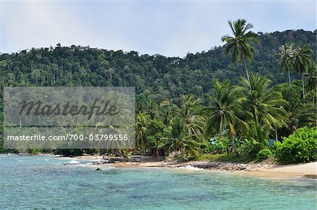 Plage de Salang, Pulau Tioman, Pahang, Malaisie