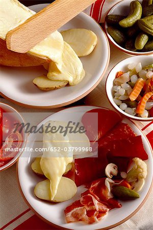 Raclette and cold cuts