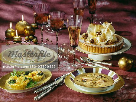 Menu de Noël chic Menu de Noël chic