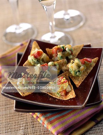 Guacamole with haddock