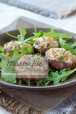 Mushrooms stuffed with Gorgonzola Mushrooms stuffed with Gorgonzola