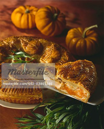 Turkey and pumpkin pie