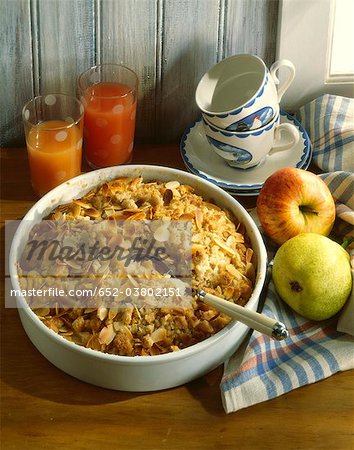 Apple crumble