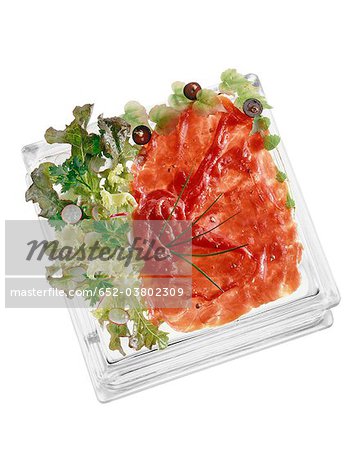 Carpaccio de boeuf Carpaccio de boeuf