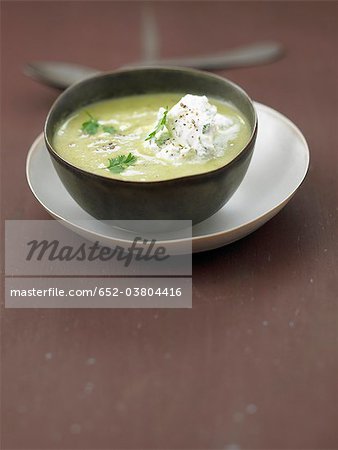 Cream of sorrel soup Cream of sorrel soup