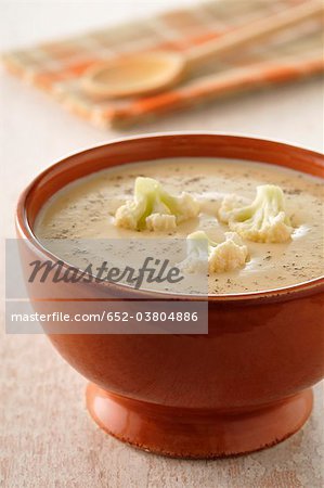 Cream of cauliflower soup