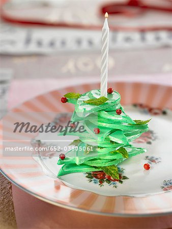 Meringue menthe anniversaire Meringue menthe anniversaire