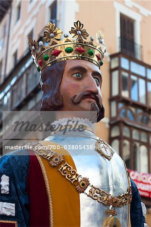 Parade of Giants and Big-Heads, Fiesta de San Fermin, Pamplona, Navarre, Spain