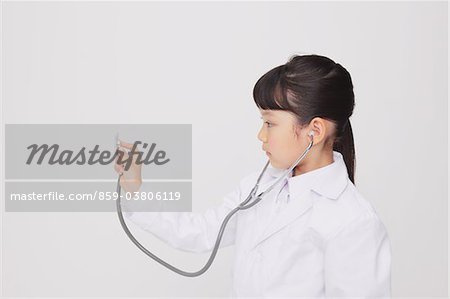 Girl with Stethoscope