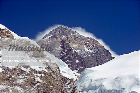 Asie, Népal, Himalaya, Parc National de Sagarmatha, Solu Khumbu région de l'Everest, Mt. Everest (8850m), patrimoine de l'Unesco