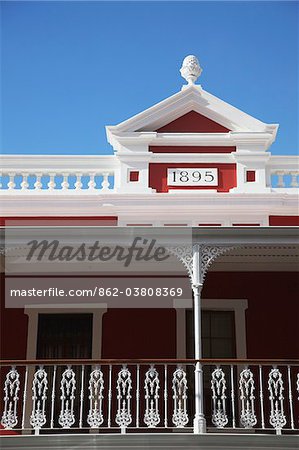Architecture coloniale sur Long Street, City Bowl, Cape Town, Western Cape, Afrique du Sud