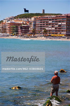 Coast of Benalmadena, Costa del Sol, Andalusia, Spain