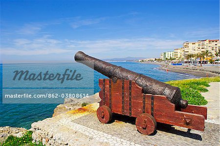 Blick auf Torrox, Andalusien, Spanien