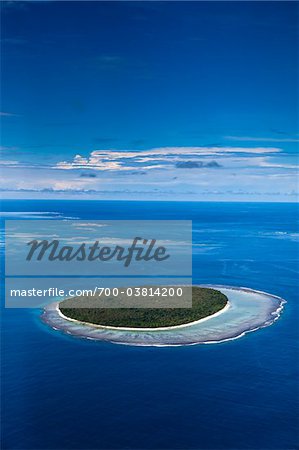 Aerial View of Vava'u Islands, Kingdom of Tonga