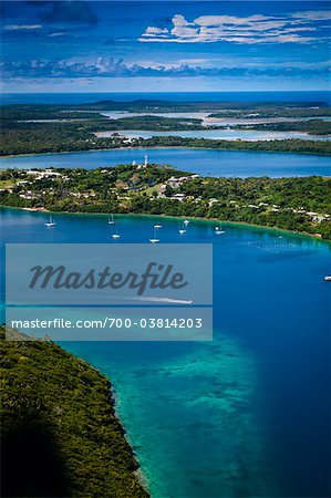 Overview of Boats and Vava'u Islands, Kingdom of Tonga