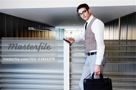 Businessman with Cell Phone