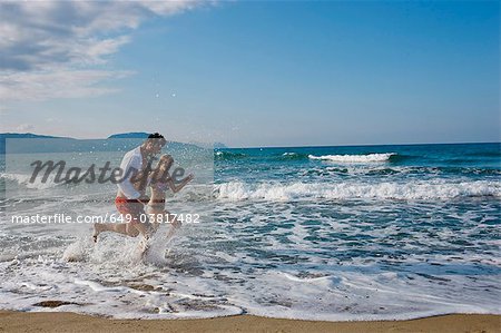 couple sur la plage