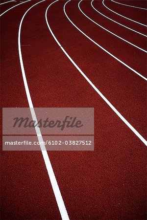 A racing track. A racing track.