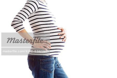 A pregnant woman, Sweden.