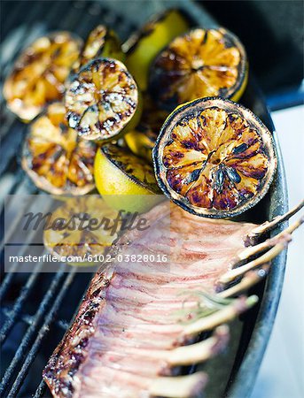 Grilled lemon and mutton, Sweden.