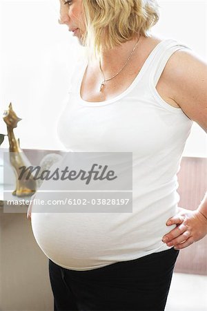 Une femme enceinte, Suède.