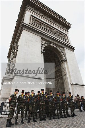 French Soldiers,Paris