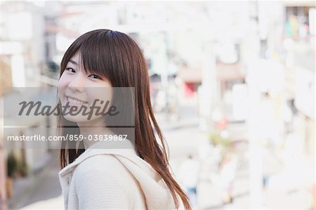 Cheerful Japanese Girl