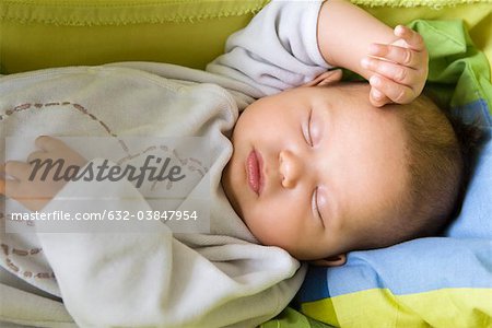 Baby sleeping, portrait