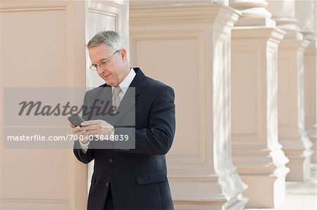 Businessman with Cell Phone
