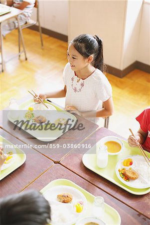 Children Eating Food