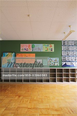 Interior Of Empty Classroom