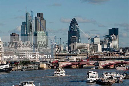 City skyline with Heron Tower, London, England, United Kingdom, Europe