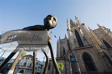 Modern art sculpture, Guadalajara, Mexico, North America