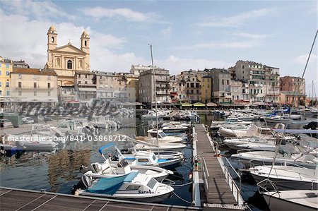 The yacht port of Bastia, Corsica, France, Mediterranean, Europe
