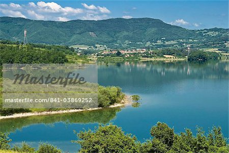 Lac de Bilancino, Mugello, Toscane, Florence, Italie, Europe